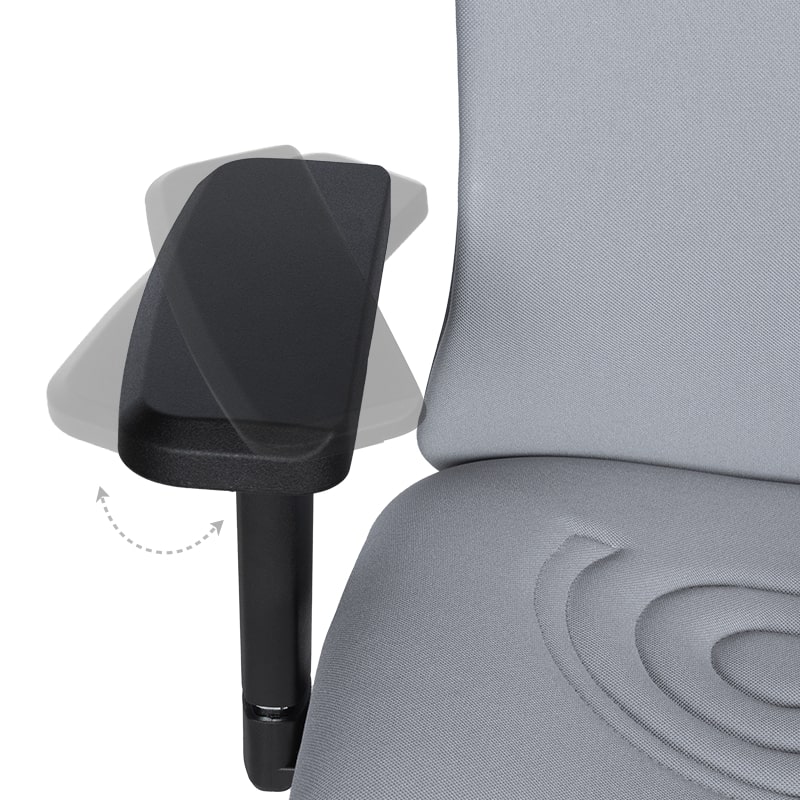 Ергономичен офис стол Carmen COTIA сив